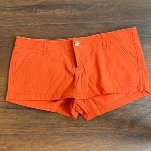 Hollister Women's Orange Shorts 7 28